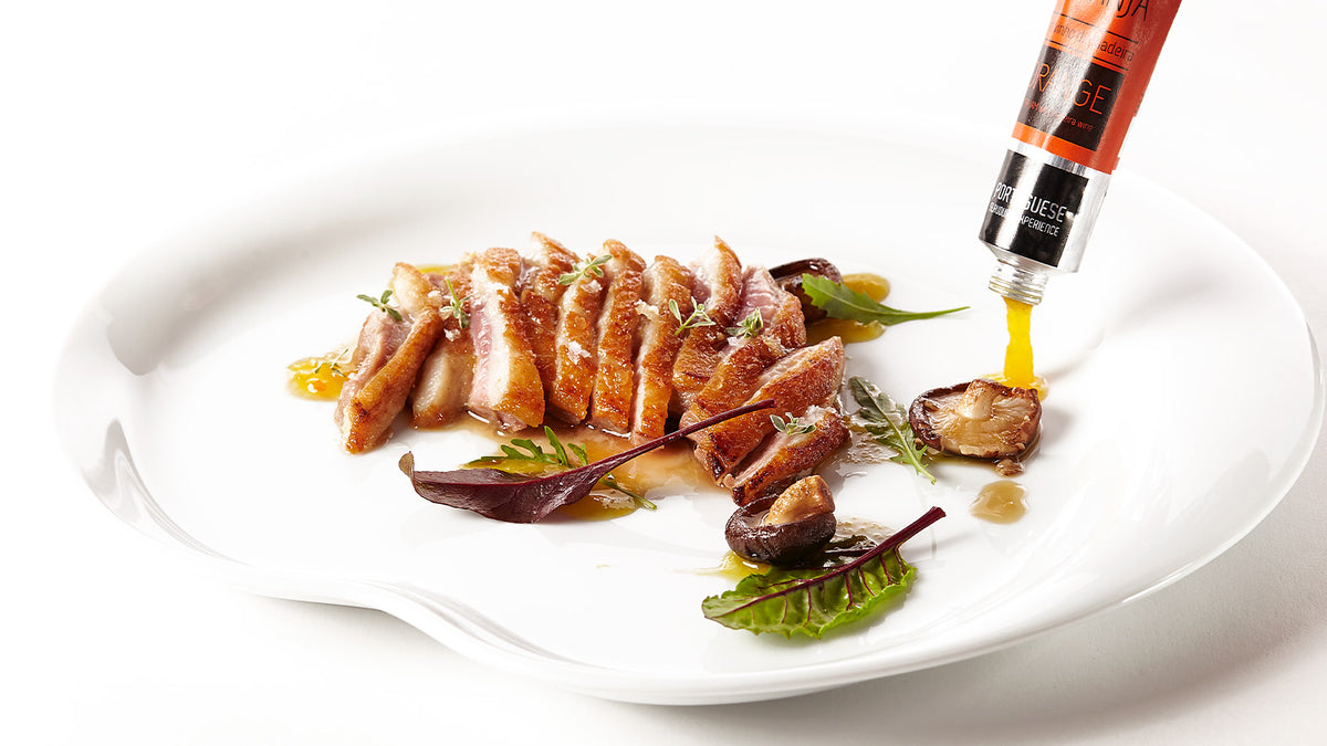 Duck Breast with Caramelized Pears and ‘Rocha’ Pear and Redcurrant Jam ...