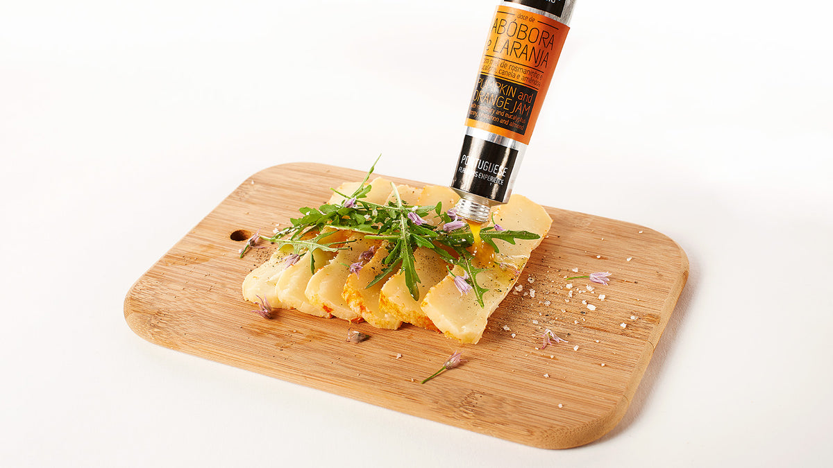 Queijo Mestiço de Tolosa com Doce de Abóbora e Laranja por Lígia Santos – 1ª Masterchef de Portugal