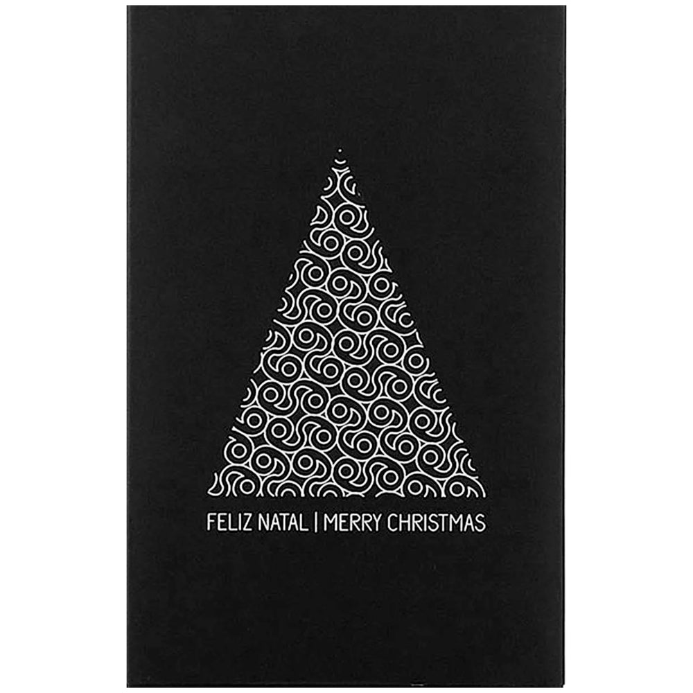 Árvore de Natal (Preto & Prateado)