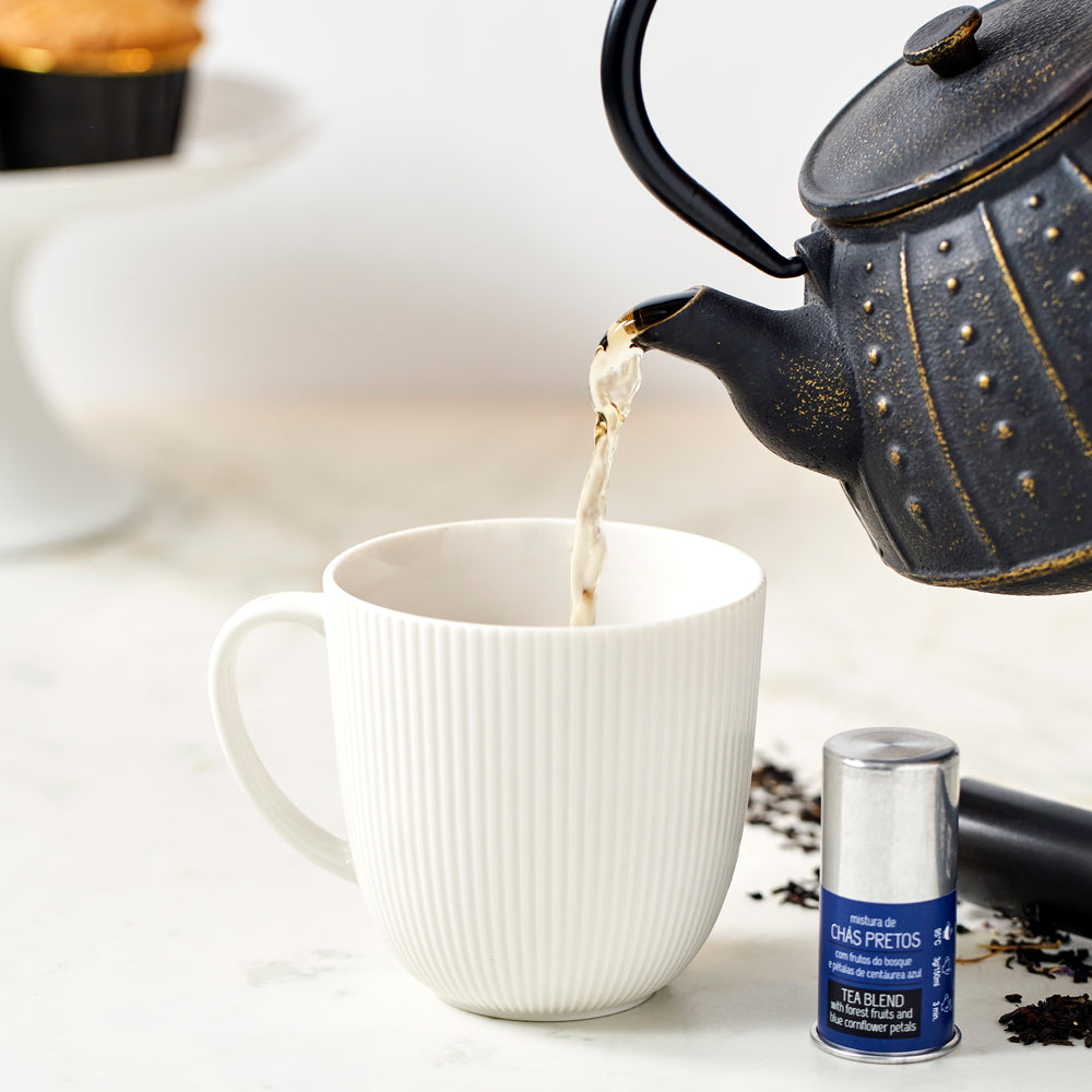 
                  
                    Tea Blends with Forest Fruits and Blue Cornflower Petals
                  
                