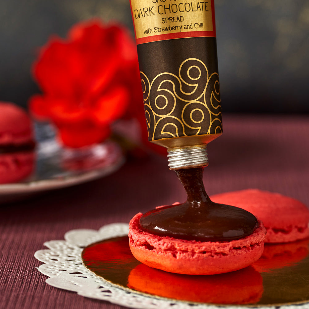 
                  
                    São Tomé Dark Chocolate Spread with Strawberry and Chilli
                  
                