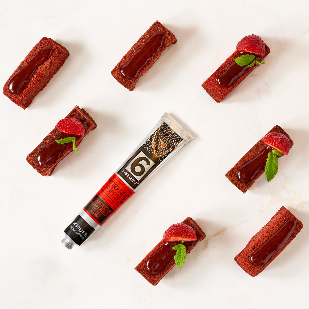 
                  
                    Strawberry and Raspberry Extra Jam with Mint
                  
                