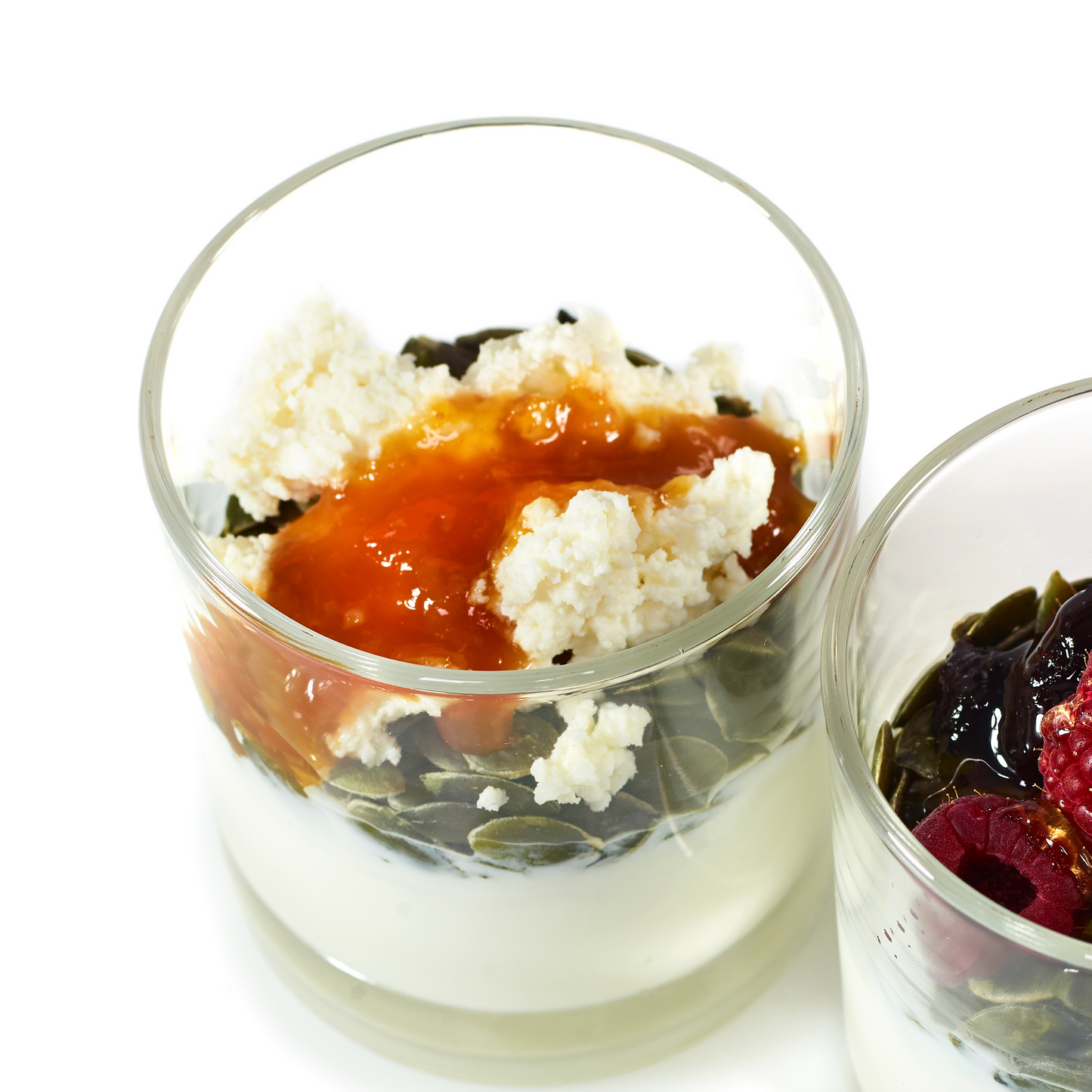 Iogurte Grego com Queijo Fresco e Doce de Abóbora e Laranja com Canela e Amêndoas, receita do Chef Álvaro Costa